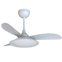 Ventilador De Teto Ventisol Sunny 3 Pás Com Controle Bivolt Branco