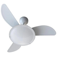 Ventilador De Teto Ventisol Sunny 3 Pás Com Controle Bivolt Branco