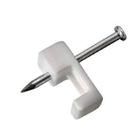 Fixa Fio Sforplast 18x25mm Branco Com Prego 20 Peças