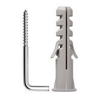 Escápula 8 com Bucha de Nylon com Aba 8mm 5 Peças