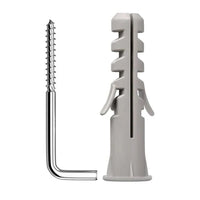 Escápula 8 com Bucha de Nylon com Aba 8mm 5 Peças
