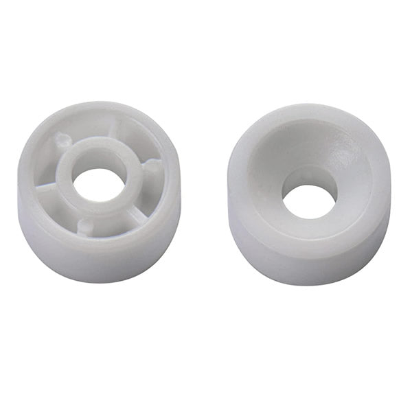 Suporte Para Prateleira Redondo Sforplast Branco Com Parafuso 10 Pçs