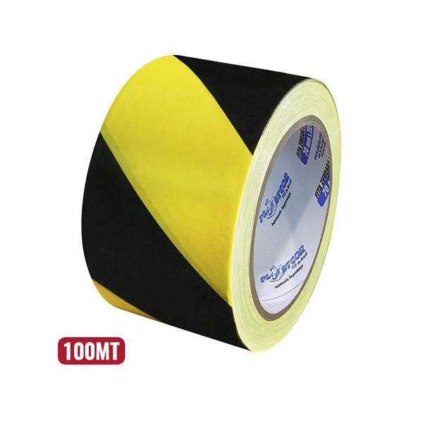 FITA ZEBRADA 7CM PR  AM 100MTS  WORKER