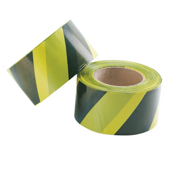 FITA DEMARCACAO ZEBRADA 7CMX200MTS SEM ADESIVO