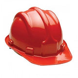 CAPACETE ABA FRONTAL POLIETILENO VERMELHO WORKER