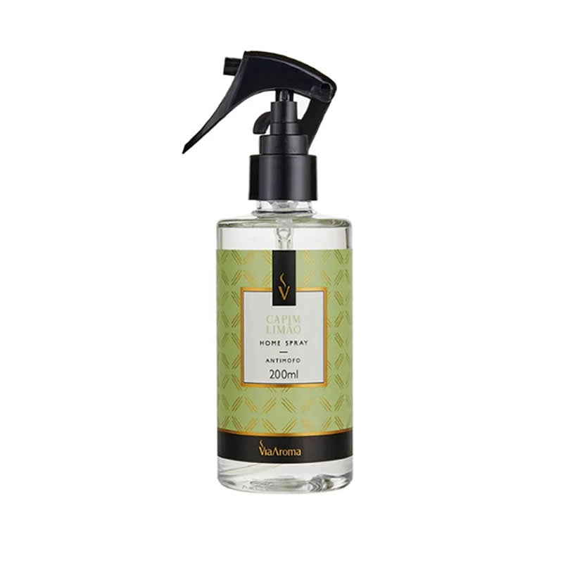 VIA AROMA HOME SPRAY 200ML CLASSICA CAPIM LIMAO