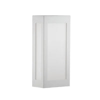 Arandela Prime Injetada Dital para 1 Lâmpada Branca 30x15x30cm