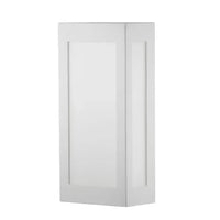 Arandela Prime Injetada Dital para 1 Lâmpada Branca 30x15x30cm