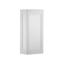Arandela Prime Injetada Dital para 1 Lâmpada Branca 30x15x30cm