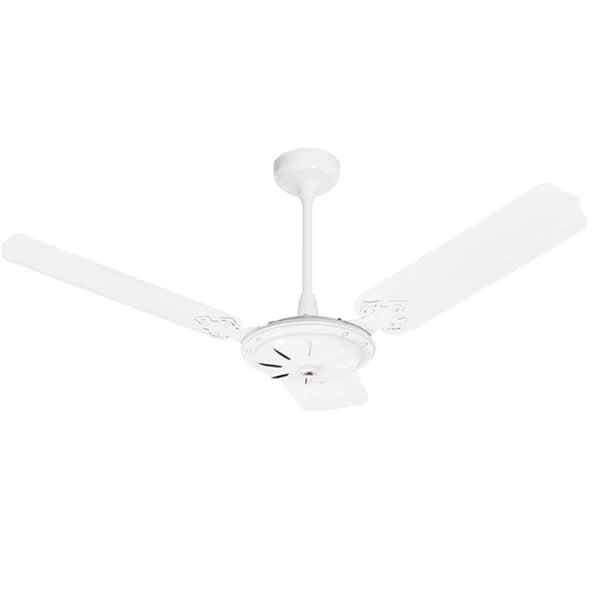Ventilador De Teto Venti Delta New Comercial Eco 3 Pás Branco 127v