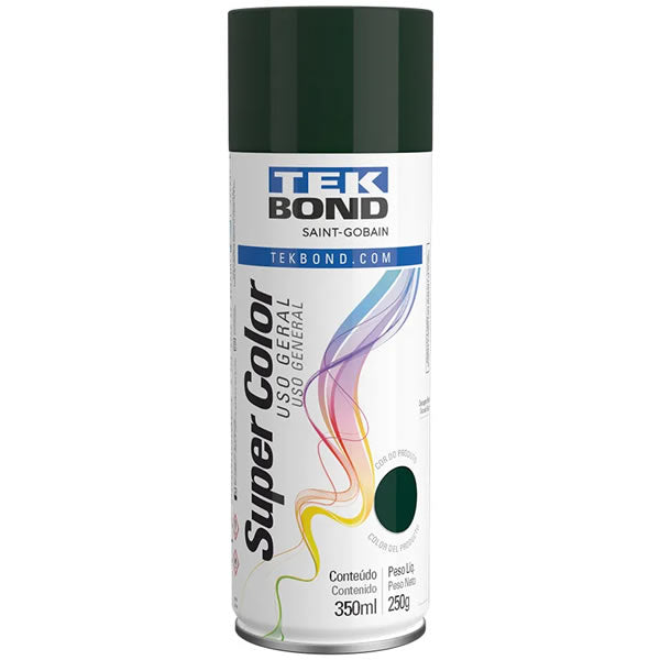 Tinta Spray Tekbond Uso Geral Verde Escuro 350ml