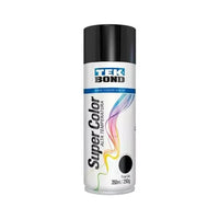 Tinta Spray Alta Temperatura Tekbond Preto Brilhante 350ml