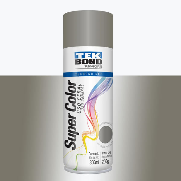 Tinta Spray Uso Geral Tekbond Platina 350ml