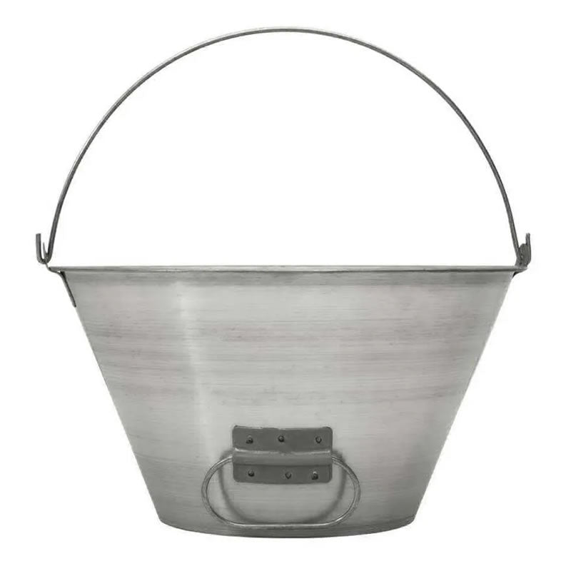 BALDE METAL 08 LT GALVANIZADO BALDEBRAS