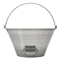 Balde De Metal Galvanizado 8 Litros Baldebras