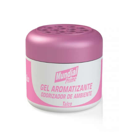 Aromatizante Em Gel Mundial Prime Aeroflex Talco 60g