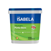 Tinta Acrílica Fosco Isabela 18L Branco Antimofo