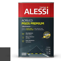 Tinta Piso Acrílica Premium Alessi Cinza Chumbo 18l