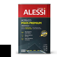 Tinta Para Piso Acrílica Fosca Alessi Preto 18L