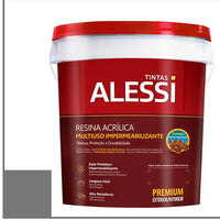 Resina Acrílica Multiuso Alessi Cinza Médio 18l Base Água