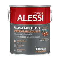 Resina Multiuso Alessi Incolor Base Solvente 3,6l Premium