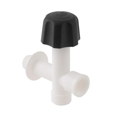 Registro Para Máquina De Lavar Herc 1/2 Polegada Branco
