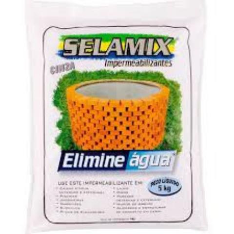 Impermeabilizante Selamix Elimina Água Cinza 5kg