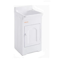 Gabinete para Tanque StiloFibras com Esfregador Frontal 20L Branco