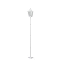 Poste De Iluminação Exclusive Dital Alumínio Branco Tamanho P