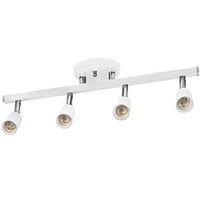 Trilho Spot Vision Dital Para 4 Lâmpadas Branco