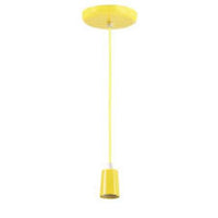 Pendente Vision Dital Alumínio Amarelo 1 Lâmpada