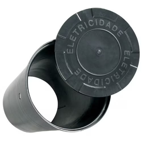 BALDE ATERRAMENTO PRETO 23 X 25