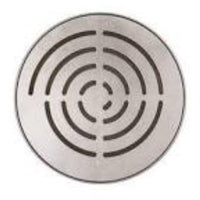 Grelha Circular De Alumínio Com Tela 25cm Riobras
