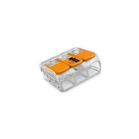 Conector De Emenda Wago 3 Polos Com 4 Peças