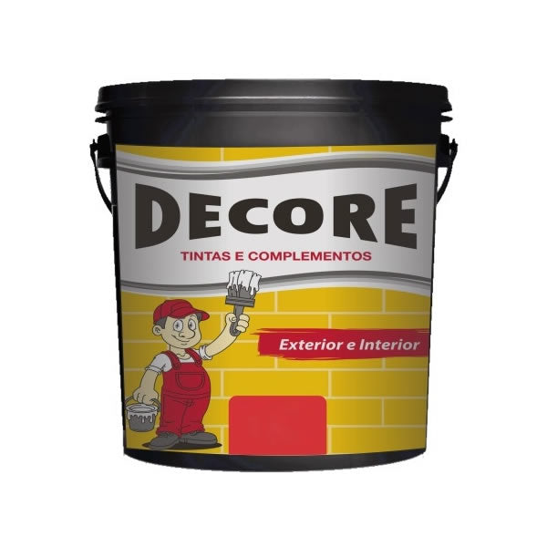 Massa Acrílica Decore Branca 25kg Para Paredes Internas E Externas