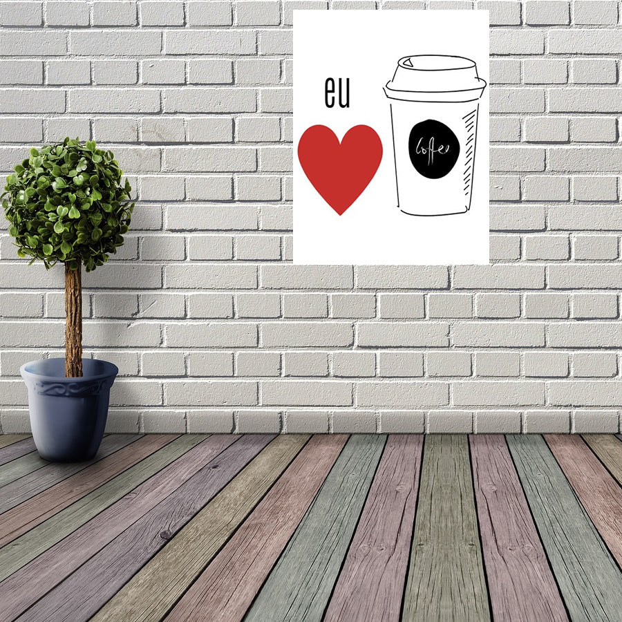 QUADRO 40X60 EU AMO COFFE - RT32(4108)