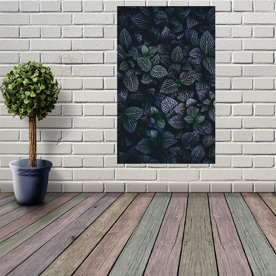 QUADRO C/ VIDRO 40X50 FOLHAGEM - RT55 (4130)