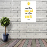 QUADRO 40X60 MAS E CLARO QUE O SOL - RT32(4104)