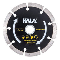 Disco Diamantado Segmentado Kala 110x20mm