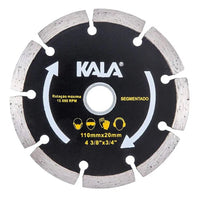 Disco Diamantado Segmentado Kala 110x20mm