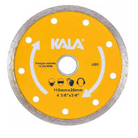 Disco Diamantado Liso Kala 110x20mm