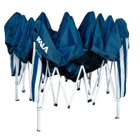 Gazebo Dobrável Kala em Alumínio 300x300 cm Azul