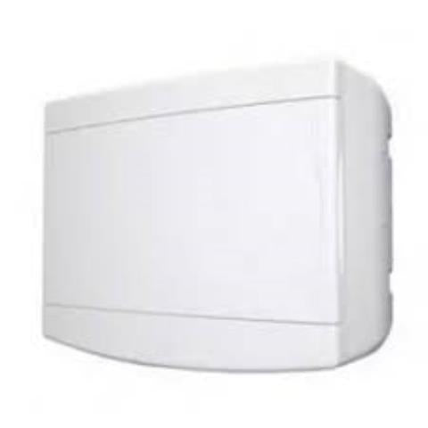 Quadro de Distribuição de Sobrepor Tigre para 6 a 8 Disjuntores Branco