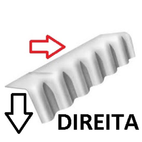 TELHA CUMEEIRA SHED DIREITA 75G 1100X6MM
