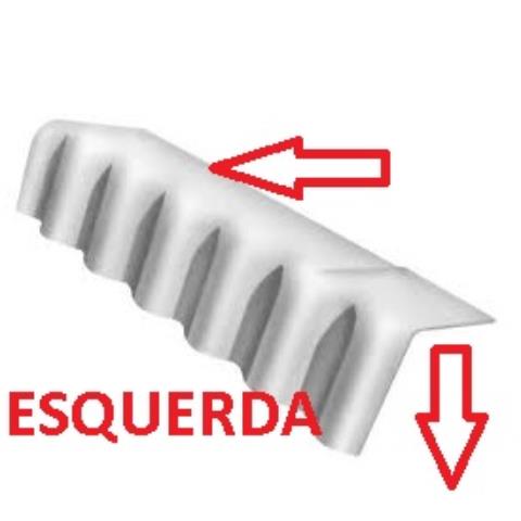 TELHA CUMEEIRA SHED ESQUERDA 75G 1100X6MM