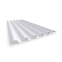 Telha De Fibra De Vidro Incolor Vitesse 244x51cm