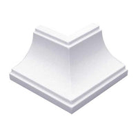 Kit 4 Cantos Externos Para Rodaforro PVC Branco Vitesse