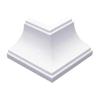 Kit 4 Cantos Externos Para Rodaforro PVC Branco Vitesse