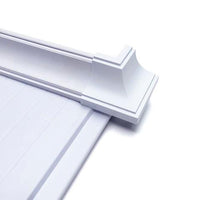 Kit 4 Cantos Externos Para Rodaforro PVC Branco Vitesse