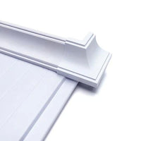 Kit 4 Cantos Externos Para Rodaforro PVC Branco Vitesse
